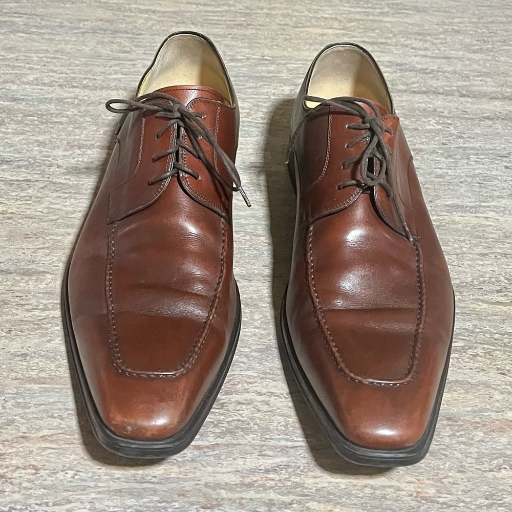 Magnanni For Neiman Marcus Leather Laced Shoes